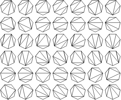 septagon triangulations