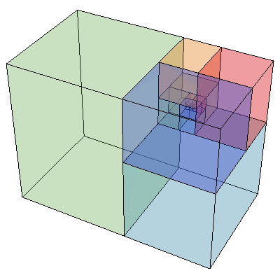 Padovan spiral in 3-D