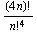 (4n)!/(n!)^4