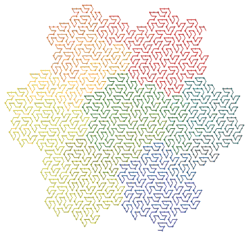 Peano-Gosper curve