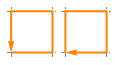 2 paths, 1 x 1 grid