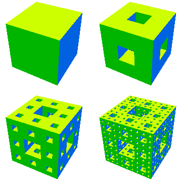 Menger sponge graphics